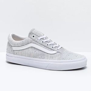 NWT Vans Old Skool Jersey Grey and Speckled Shoes
